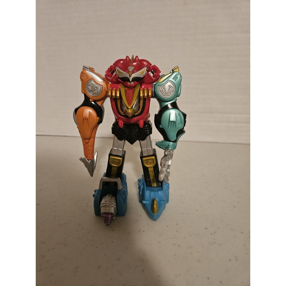 2001 Power Rangers Wild Force Isis Megazord Robot 6" Action Figure Missing Wings